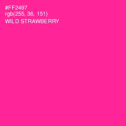 #FF2497 - Wild Strawberry Color Image